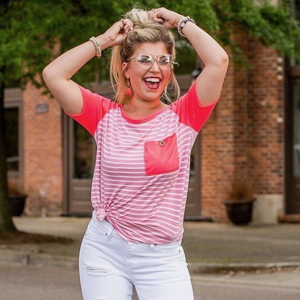 Bright Lights Striped Top